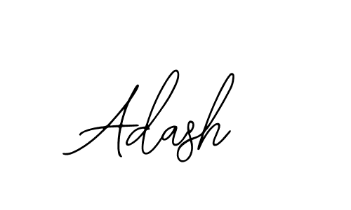 How to make Adash name signature. Use Bearetta-2O07w style for creating short signs online. This is the latest handwritten sign. Adash signature style 12 images and pictures png