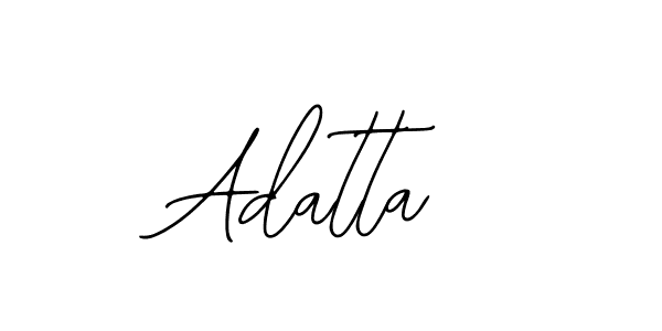 You should practise on your own different ways (Bearetta-2O07w) to write your name (Adatta) in signature. don't let someone else do it for you. Adatta signature style 12 images and pictures png