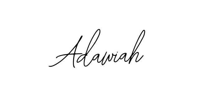 Use a signature maker to create a handwritten signature online. With this signature software, you can design (Bearetta-2O07w) your own signature for name Adawiah. Adawiah signature style 12 images and pictures png