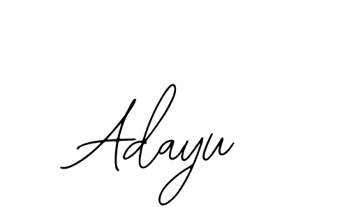 You should practise on your own different ways (Bearetta-2O07w) to write your name (Adayu) in signature. don't let someone else do it for you. Adayu signature style 12 images and pictures png