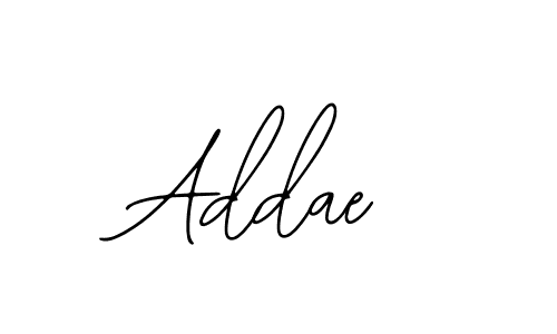 How to make Addae signature? Bearetta-2O07w is a professional autograph style. Create handwritten signature for Addae name. Addae signature style 12 images and pictures png