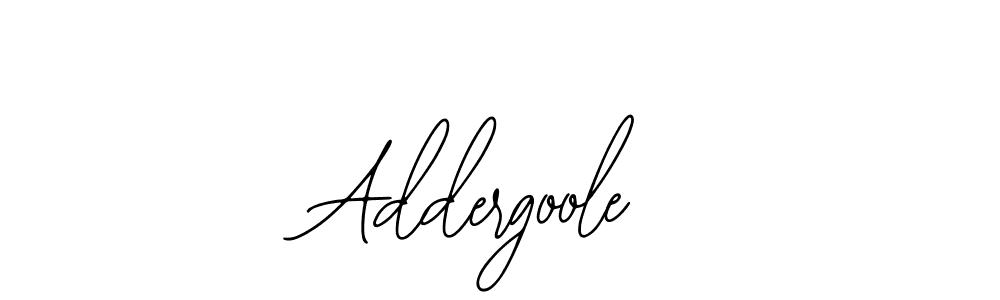 How to make Addergoole signature? Bearetta-2O07w is a professional autograph style. Create handwritten signature for Addergoole name. Addergoole signature style 12 images and pictures png