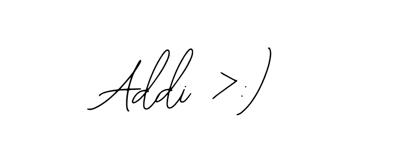 Also we have Addi >:) name is the best signature style. Create professional handwritten signature collection using Bearetta-2O07w autograph style. Addi >:) signature style 12 images and pictures png