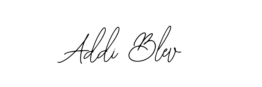 Use a signature maker to create a handwritten signature online. With this signature software, you can design (Bearetta-2O07w) your own signature for name Addi Blev. Addi Blev signature style 12 images and pictures png