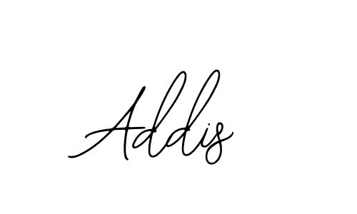 How to make Addis name signature. Use Bearetta-2O07w style for creating short signs online. This is the latest handwritten sign. Addis signature style 12 images and pictures png