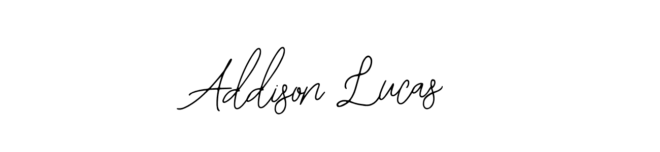 How to make Addison Lucas signature? Bearetta-2O07w is a professional autograph style. Create handwritten signature for Addison Lucas name. Addison Lucas signature style 12 images and pictures png