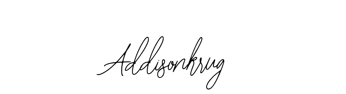 How to make Addisonkrug signature? Bearetta-2O07w is a professional autograph style. Create handwritten signature for Addisonkrug name. Addisonkrug signature style 12 images and pictures png