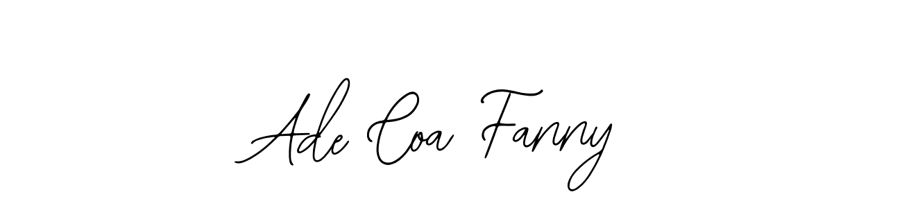 The best way (Bearetta-2O07w) to make a short signature is to pick only two or three words in your name. The name Ade Coa Fanny include a total of six letters. For converting this name. Ade Coa Fanny signature style 12 images and pictures png