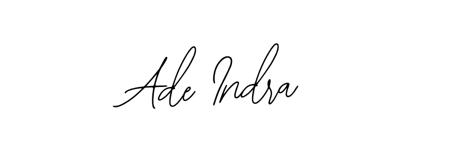 Use a signature maker to create a handwritten signature online. With this signature software, you can design (Bearetta-2O07w) your own signature for name Ade Indra. Ade Indra signature style 12 images and pictures png