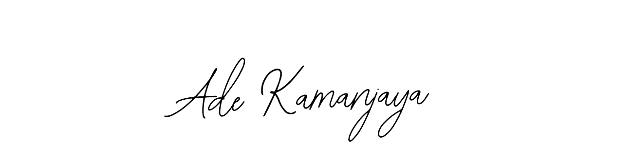 Create a beautiful signature design for name Ade Kamanjaya. With this signature (Bearetta-2O07w) fonts, you can make a handwritten signature for free. Ade Kamanjaya signature style 12 images and pictures png