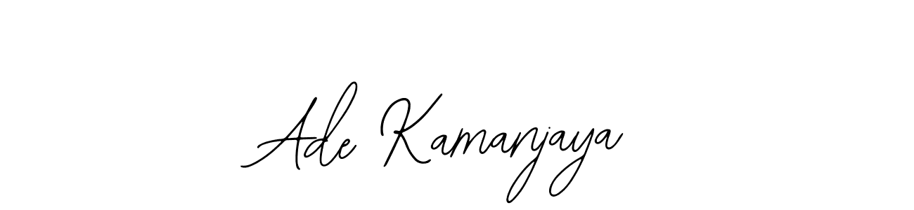 Also You can easily find your signature by using the search form. We will create Ade Kamanjaya name handwritten signature images for you free of cost using Bearetta-2O07w sign style. Ade Kamanjaya signature style 12 images and pictures png