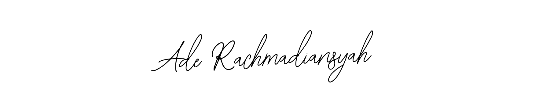 The best way (Bearetta-2O07w) to make a short signature is to pick only two or three words in your name. The name Ade Rachmadiansyah include a total of six letters. For converting this name. Ade Rachmadiansyah signature style 12 images and pictures png