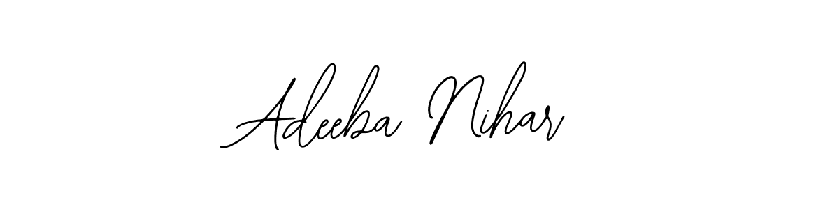 It looks lik you need a new signature style for name Adeeba Nihar. Design unique handwritten (Bearetta-2O07w) signature with our free signature maker in just a few clicks. Adeeba Nihar signature style 12 images and pictures png