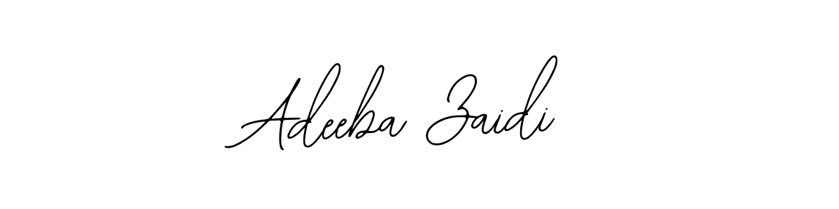 Use a signature maker to create a handwritten signature online. With this signature software, you can design (Bearetta-2O07w) your own signature for name Adeeba Zaidi. Adeeba Zaidi signature style 12 images and pictures png