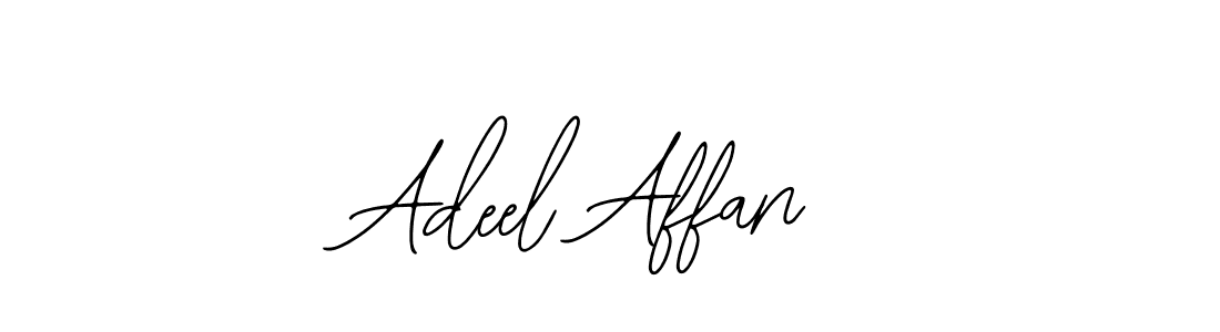 Also You can easily find your signature by using the search form. We will create Adeel Affan name handwritten signature images for you free of cost using Bearetta-2O07w sign style. Adeel Affan signature style 12 images and pictures png