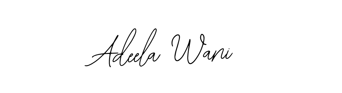 Once you've used our free online signature maker to create your best signature Bearetta-2O07w style, it's time to enjoy all of the benefits that Adeela Wani name signing documents. Adeela Wani signature style 12 images and pictures png