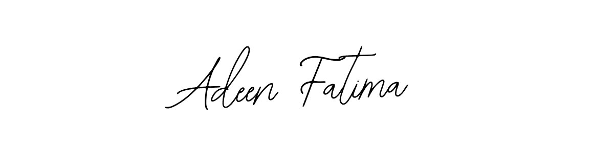 Make a beautiful signature design for name Adeen Fatima. With this signature (Bearetta-2O07w) style, you can create a handwritten signature for free. Adeen Fatima signature style 12 images and pictures png