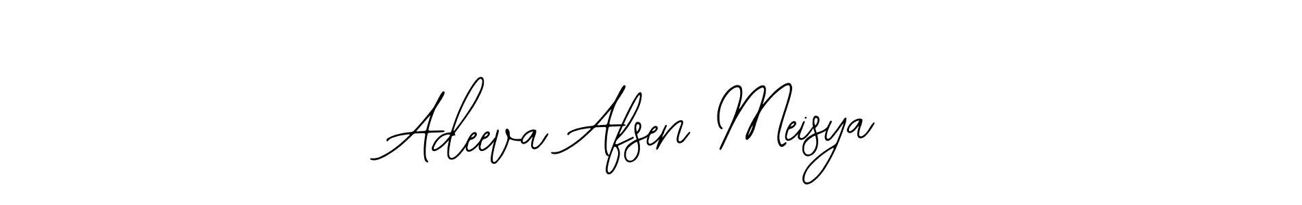 Also You can easily find your signature by using the search form. We will create Adeeva Afsen Meisya name handwritten signature images for you free of cost using Bearetta-2O07w sign style. Adeeva Afsen Meisya signature style 12 images and pictures png