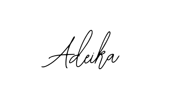 Design your own signature with our free online signature maker. With this signature software, you can create a handwritten (Bearetta-2O07w) signature for name Adeika. Adeika signature style 12 images and pictures png