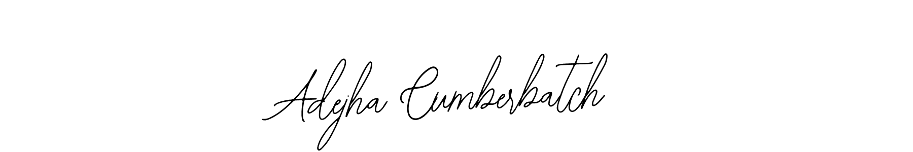 You should practise on your own different ways (Bearetta-2O07w) to write your name (Adejha Cumberbatch) in signature. don't let someone else do it for you. Adejha Cumberbatch signature style 12 images and pictures png