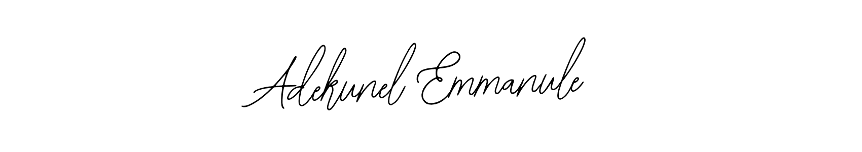 Bearetta-2O07w is a professional signature style that is perfect for those who want to add a touch of class to their signature. It is also a great choice for those who want to make their signature more unique. Get Adekunel Emmanule name to fancy signature for free. Adekunel Emmanule signature style 12 images and pictures png