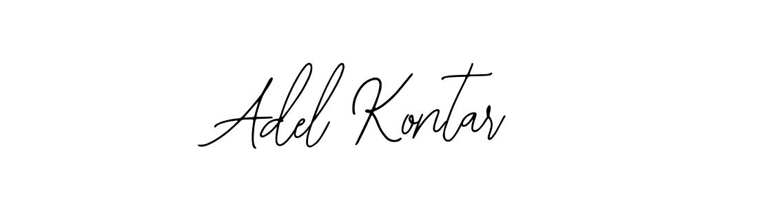 You should practise on your own different ways (Bearetta-2O07w) to write your name (Adel Kontar) in signature. don't let someone else do it for you. Adel Kontar signature style 12 images and pictures png