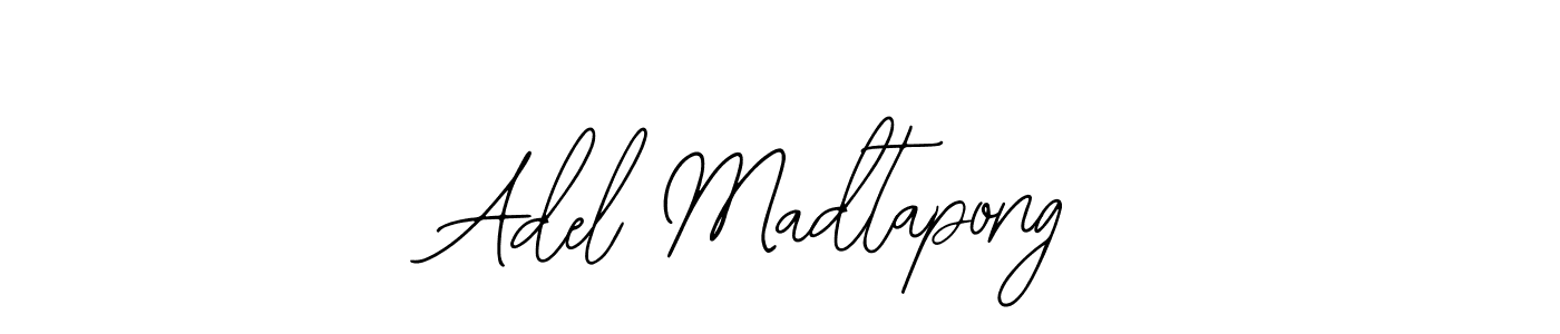 Similarly Bearetta-2O07w is the best handwritten signature design. Signature creator online .You can use it as an online autograph creator for name Adel Madtapong. Adel Madtapong signature style 12 images and pictures png