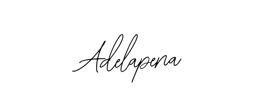 Use a signature maker to create a handwritten signature online. With this signature software, you can design (Bearetta-2O07w) your own signature for name Adelapena. Adelapena signature style 12 images and pictures png