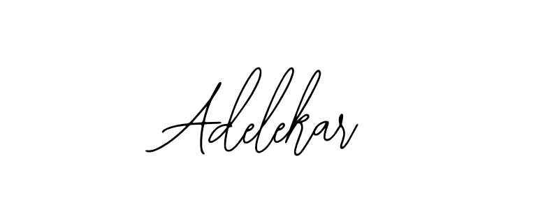 Also You can easily find your signature by using the search form. We will create Adelekar name handwritten signature images for you free of cost using Bearetta-2O07w sign style. Adelekar signature style 12 images and pictures png