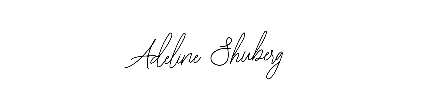 You should practise on your own different ways (Bearetta-2O07w) to write your name (Adeline Shuberg) in signature. don't let someone else do it for you. Adeline Shuberg signature style 12 images and pictures png