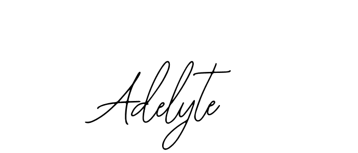 Use a signature maker to create a handwritten signature online. With this signature software, you can design (Bearetta-2O07w) your own signature for name Adelyte. Adelyte signature style 12 images and pictures png