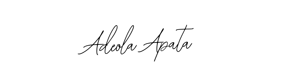 Similarly Bearetta-2O07w is the best handwritten signature design. Signature creator online .You can use it as an online autograph creator for name Adeola Apata. Adeola Apata signature style 12 images and pictures png