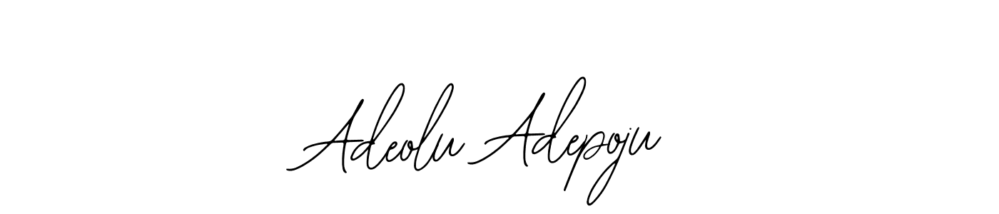 Use a signature maker to create a handwritten signature online. With this signature software, you can design (Bearetta-2O07w) your own signature for name Adeolu Adepoju. Adeolu Adepoju signature style 12 images and pictures png