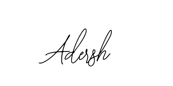 How to make Adersh signature? Bearetta-2O07w is a professional autograph style. Create handwritten signature for Adersh name. Adersh signature style 12 images and pictures png