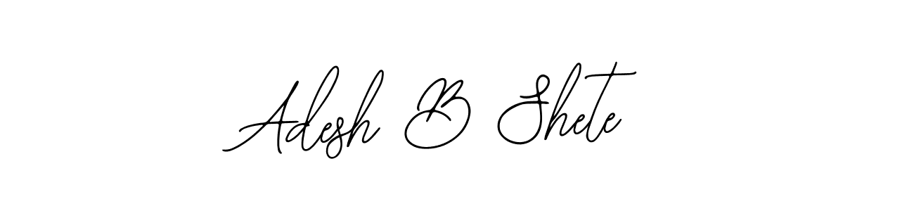 Make a beautiful signature design for name Adesh B Shete. With this signature (Bearetta-2O07w) style, you can create a handwritten signature for free. Adesh B Shete signature style 12 images and pictures png