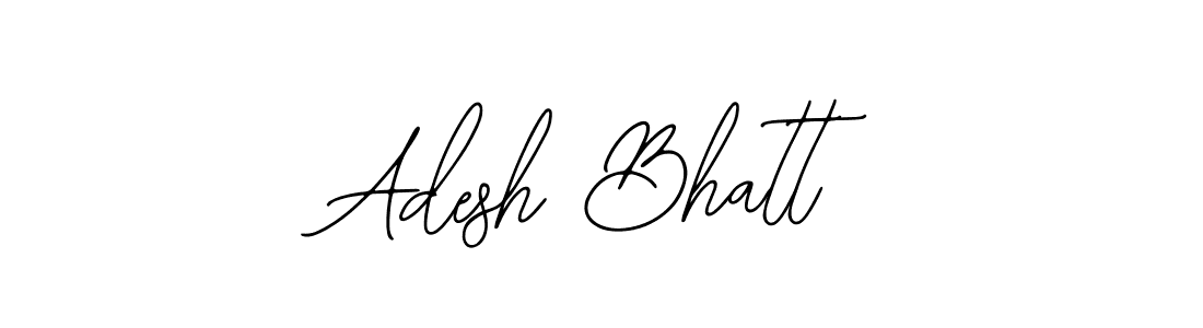 Adesh Bhatt stylish signature style. Best Handwritten Sign (Bearetta-2O07w) for my name. Handwritten Signature Collection Ideas for my name Adesh Bhatt. Adesh Bhatt signature style 12 images and pictures png