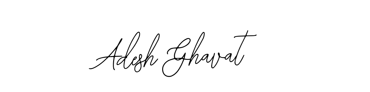 How to make Adesh Ghavat signature? Bearetta-2O07w is a professional autograph style. Create handwritten signature for Adesh Ghavat name. Adesh Ghavat signature style 12 images and pictures png