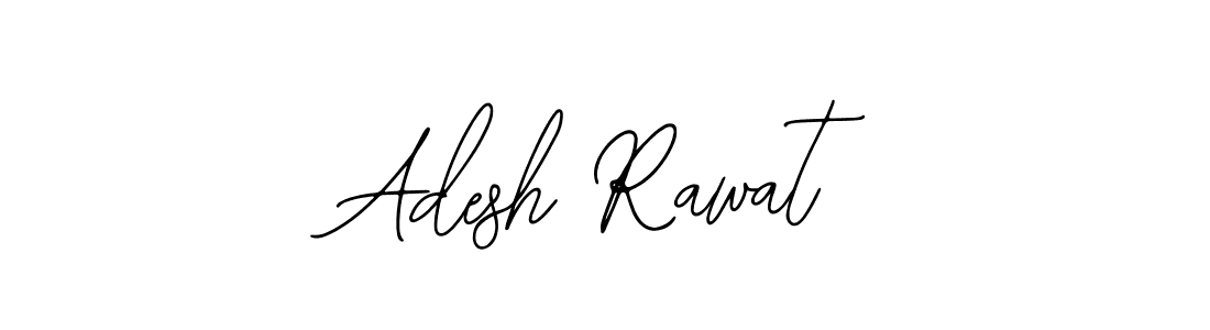 How to make Adesh Rawat name signature. Use Bearetta-2O07w style for creating short signs online. This is the latest handwritten sign. Adesh Rawat signature style 12 images and pictures png