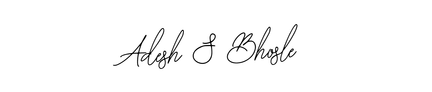 Use a signature maker to create a handwritten signature online. With this signature software, you can design (Bearetta-2O07w) your own signature for name Adesh S Bhosle. Adesh S Bhosle signature style 12 images and pictures png