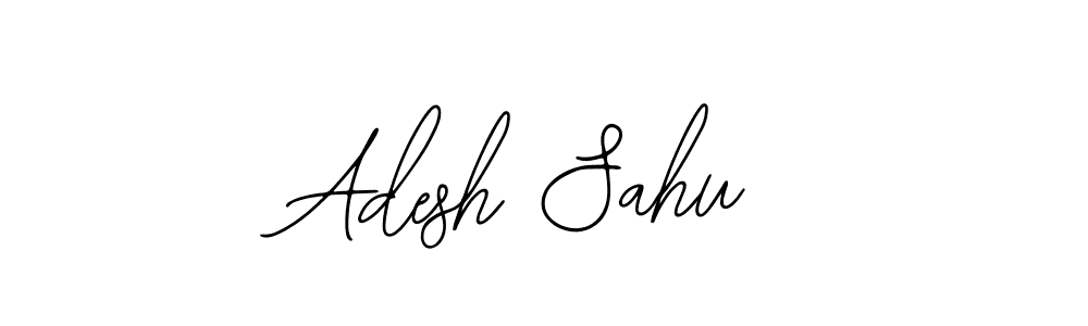The best way (Bearetta-2O07w) to make a short signature is to pick only two or three words in your name. The name Adesh Sahu include a total of six letters. For converting this name. Adesh Sahu signature style 12 images and pictures png
