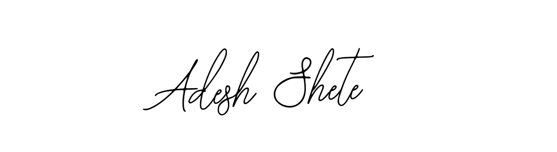 Similarly Bearetta-2O07w is the best handwritten signature design. Signature creator online .You can use it as an online autograph creator for name Adesh Shete. Adesh Shete signature style 12 images and pictures png