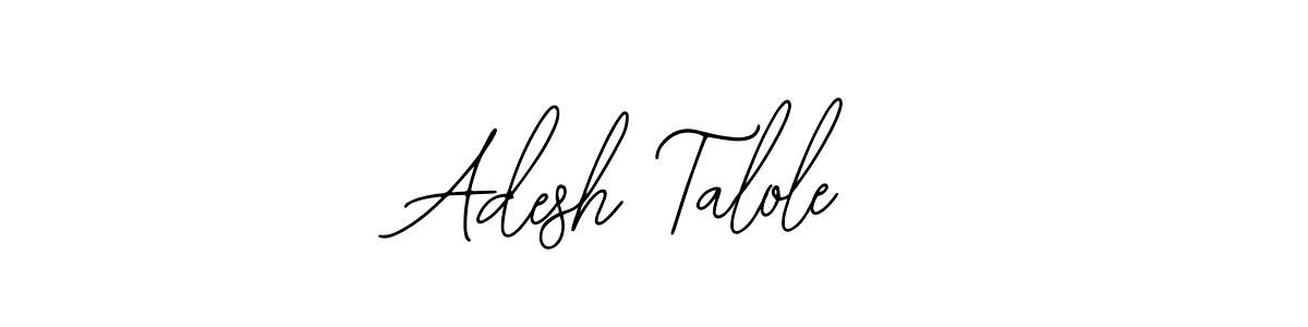 Create a beautiful signature design for name Adesh Talole. With this signature (Bearetta-2O07w) fonts, you can make a handwritten signature for free. Adesh Talole signature style 12 images and pictures png