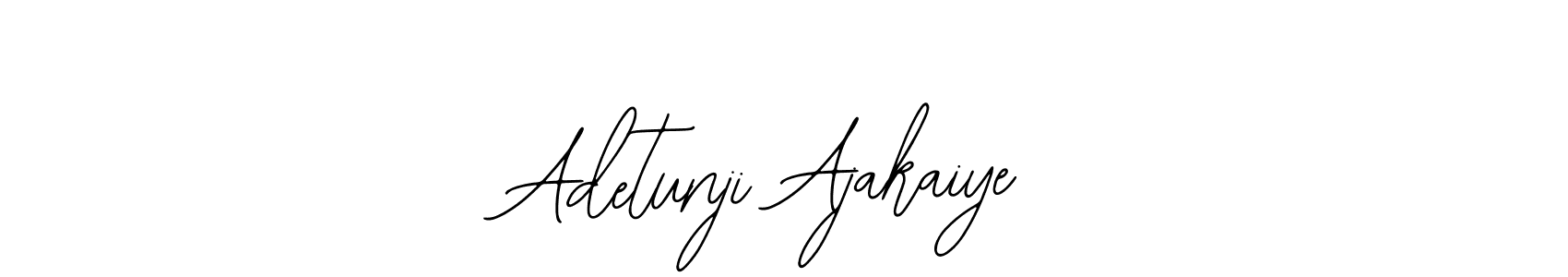 Make a beautiful signature design for name Adetunji Ajakaiye. With this signature (Bearetta-2O07w) style, you can create a handwritten signature for free. Adetunji Ajakaiye signature style 12 images and pictures png