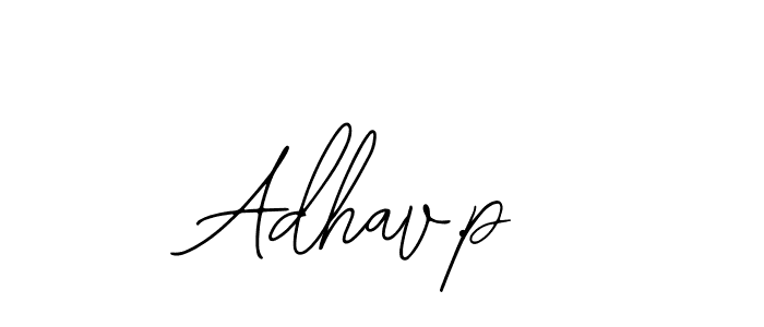 You should practise on your own different ways (Bearetta-2O07w) to write your name (Adhav.p) in signature. don't let someone else do it for you. Adhav.p signature style 12 images and pictures png