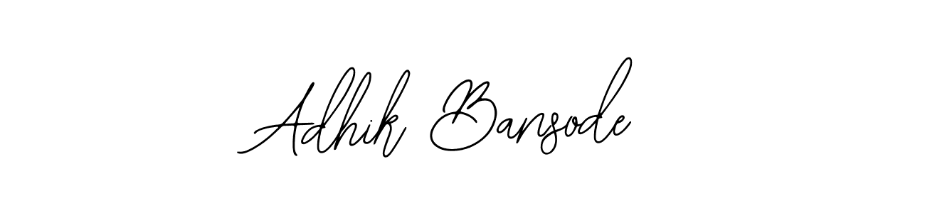 Create a beautiful signature design for name Adhik Bansode. With this signature (Bearetta-2O07w) fonts, you can make a handwritten signature for free. Adhik Bansode signature style 12 images and pictures png