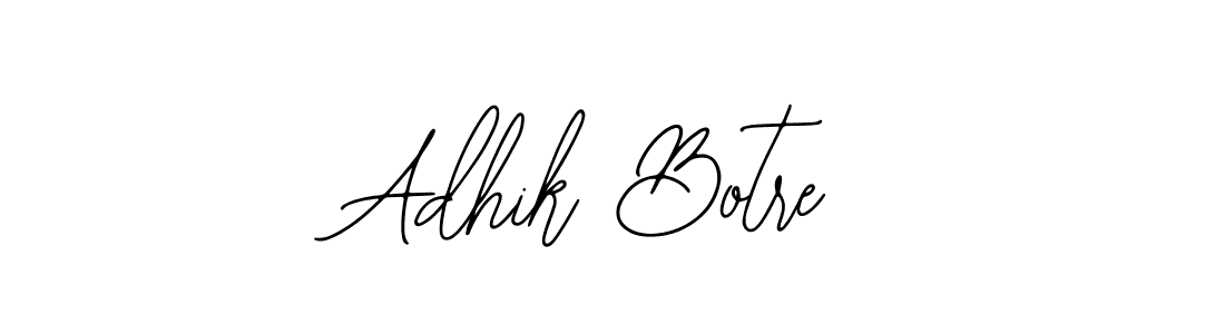 if you are searching for the best signature style for your name Adhik Botre. so please give up your signature search. here we have designed multiple signature styles  using Bearetta-2O07w. Adhik Botre signature style 12 images and pictures png