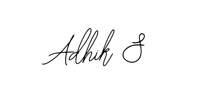 Adhik S stylish signature style. Best Handwritten Sign (Bearetta-2O07w) for my name. Handwritten Signature Collection Ideas for my name Adhik S. Adhik S signature style 12 images and pictures png