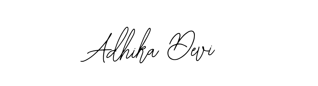 Adhika Devi stylish signature style. Best Handwritten Sign (Bearetta-2O07w) for my name. Handwritten Signature Collection Ideas for my name Adhika Devi. Adhika Devi signature style 12 images and pictures png