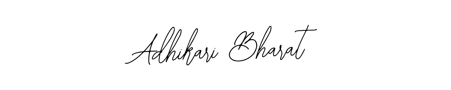 You should practise on your own different ways (Bearetta-2O07w) to write your name (Adhikari Bharat) in signature. don't let someone else do it for you. Adhikari Bharat signature style 12 images and pictures png