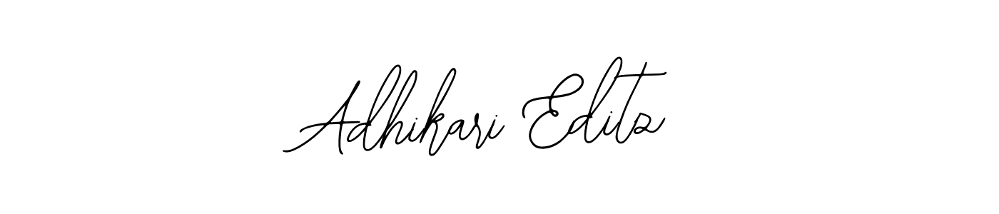 How to make Adhikari Editz signature? Bearetta-2O07w is a professional autograph style. Create handwritten signature for Adhikari Editz name. Adhikari Editz signature style 12 images and pictures png